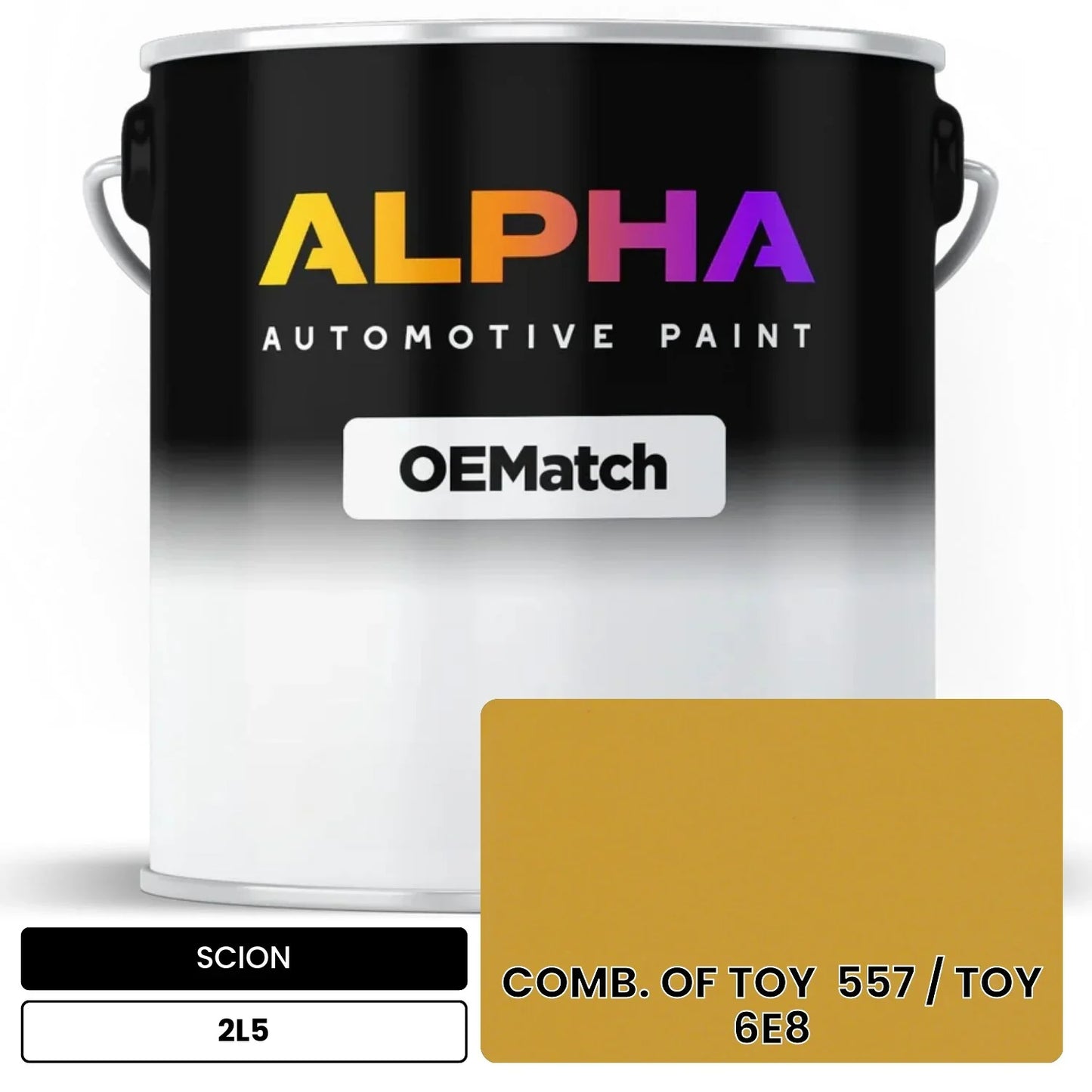 SCION COMB. OF TOY  557 / TOY  6E8 2L5 OEMatch Basecoat