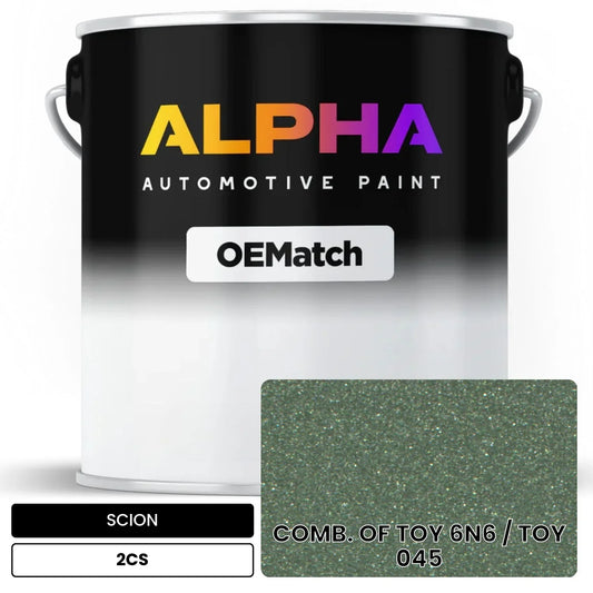 SCION COMB. OF TOY 6N6 / TOY 045 2CS OEMatch Basecoat