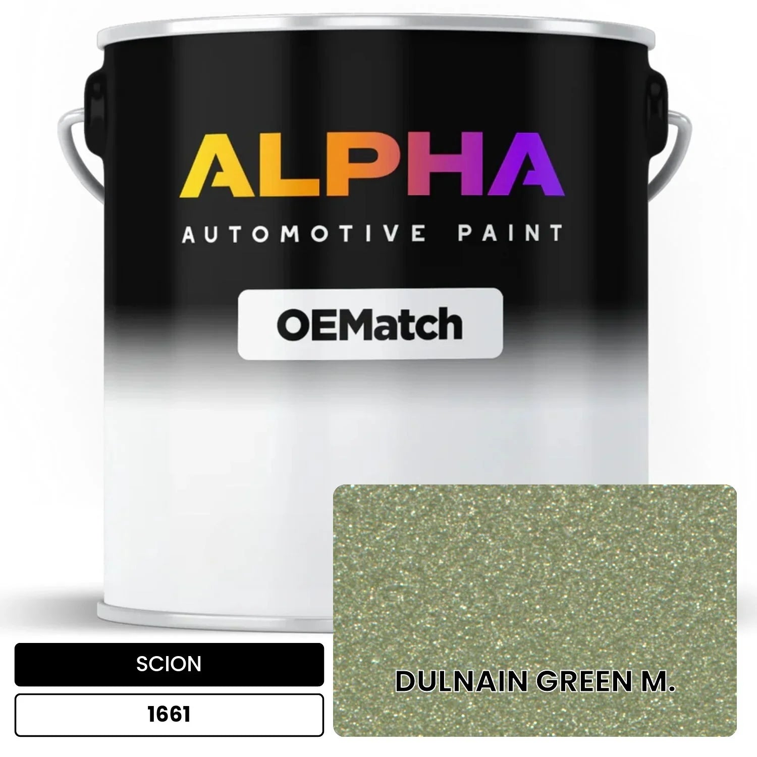 SCION DULNAIN GREEN M. 1661 OEMatch Basecoat
