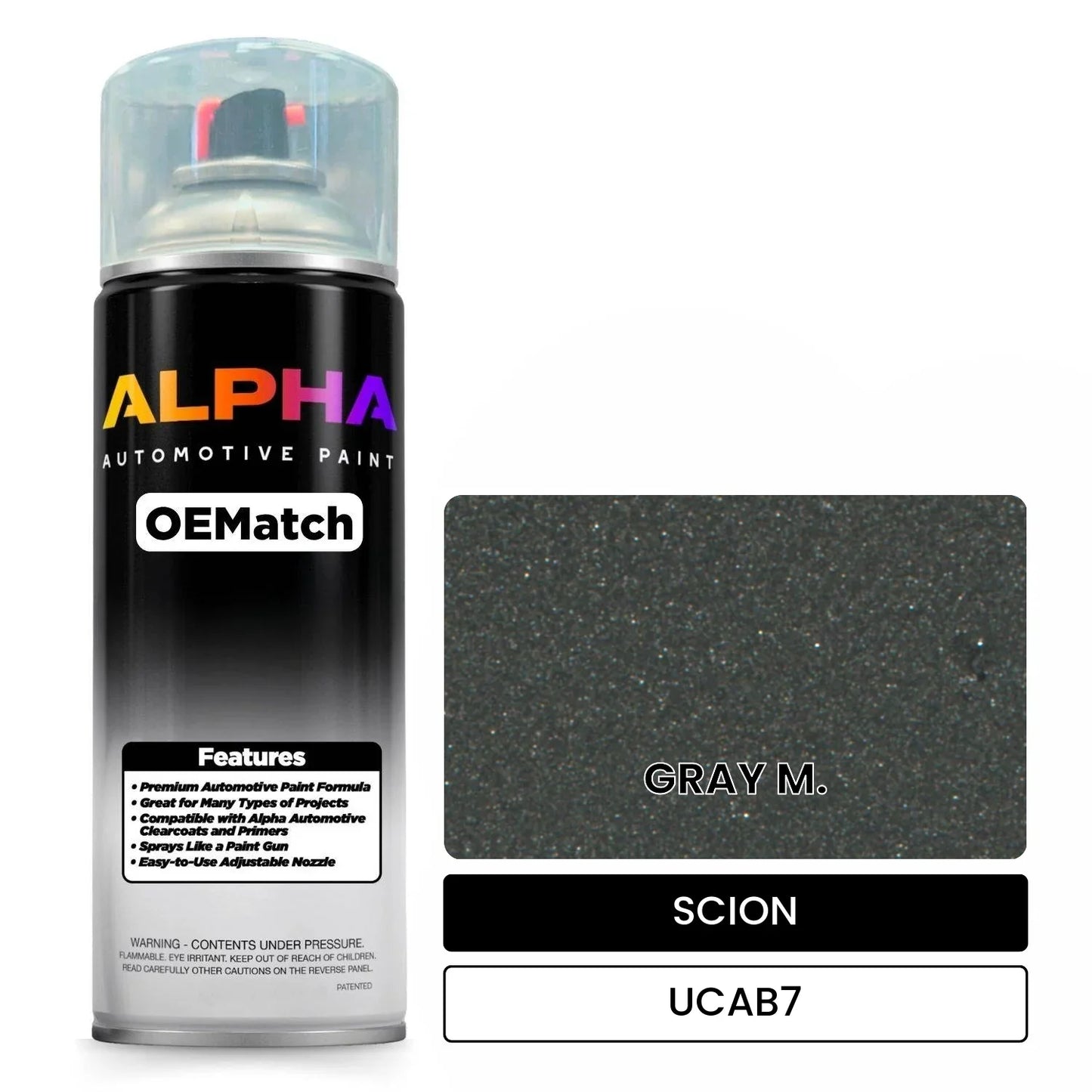 SCION GRAY M. UCAB7 OEMatch Spraycan