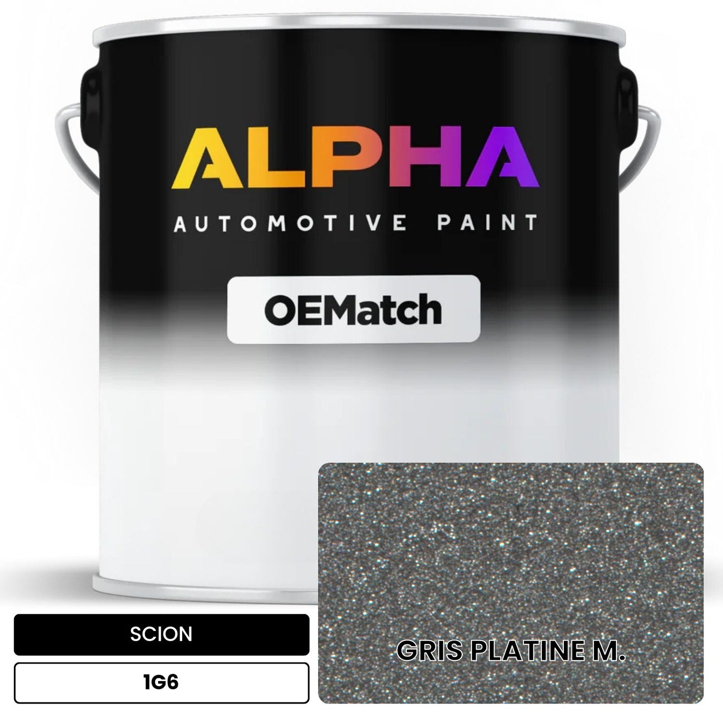 SCION GRIS PLATINE M. 1G6 OEMatch Basecoat