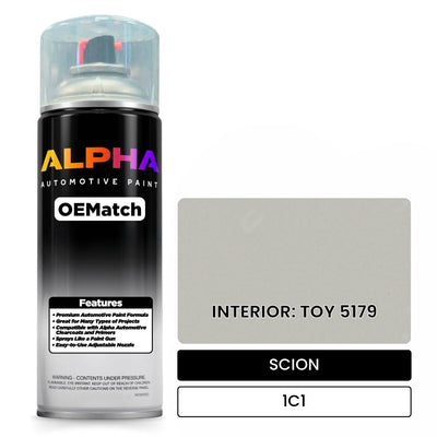 SCION INTERIOR: TOY 5179 1C1 | OEMatch Automotive Spraycan
