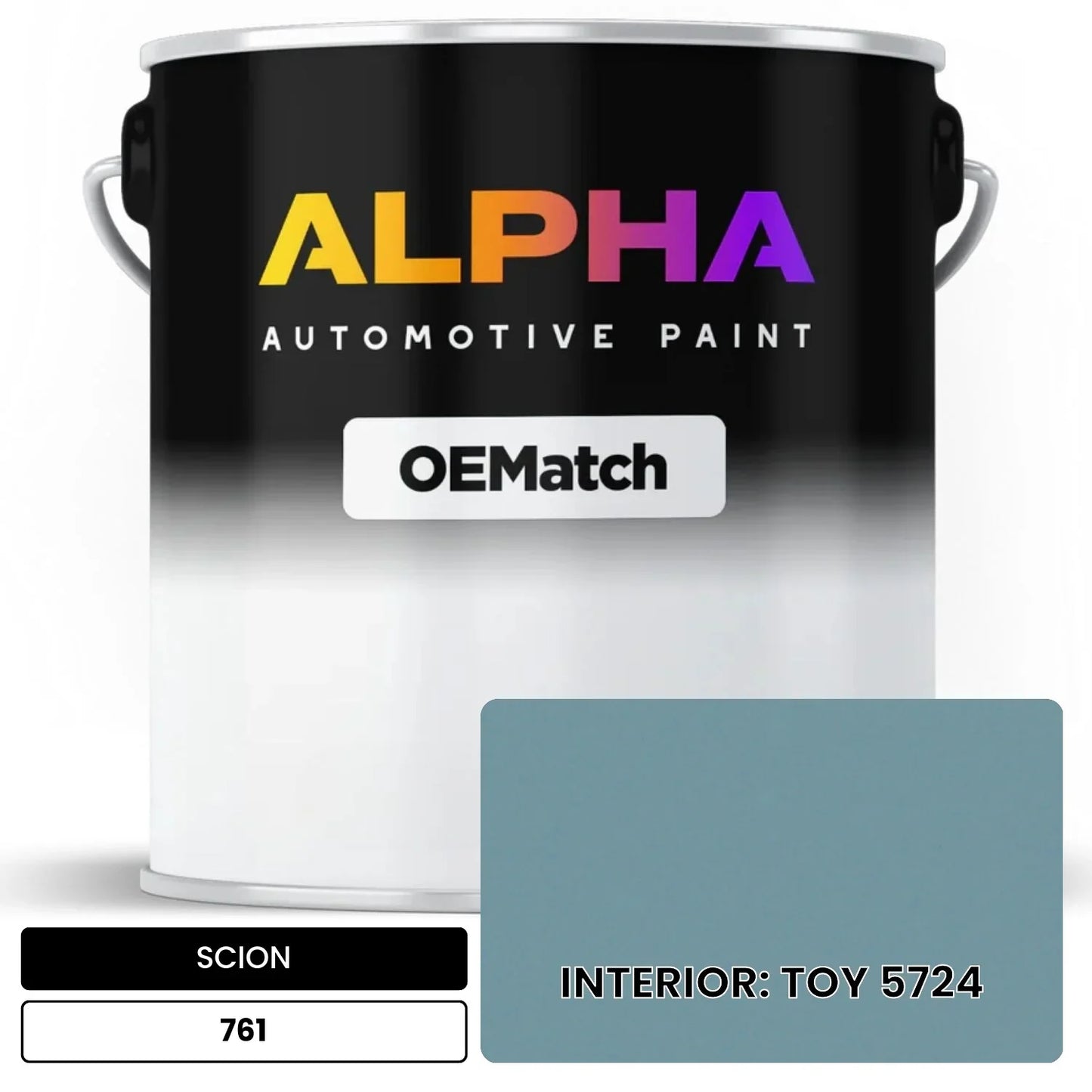 SCION INTERIOR: TOY 5724 761 OEMatch Basecoat