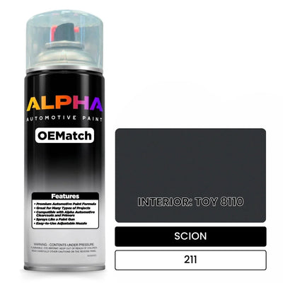 SCION INTERIOR: TOY 8110 211 | OEMatch Automotive Spraycan