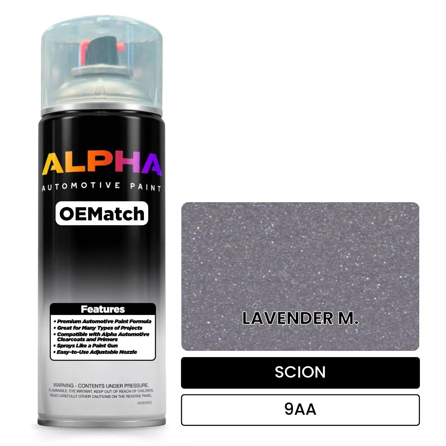 SCION LAVENDER M. 9AA OEMatch Spraycan