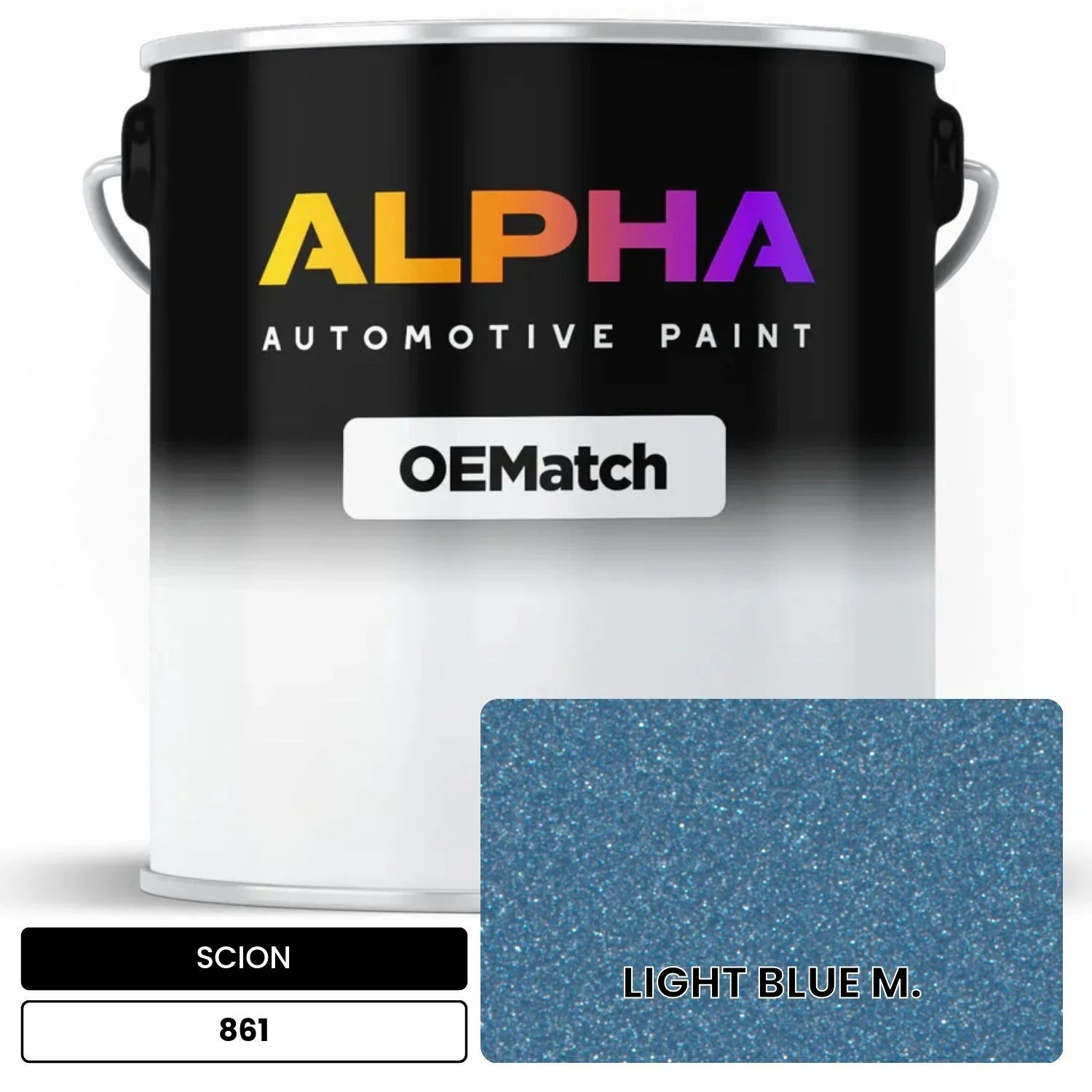 SCION LIGHT BLUE M. 861 OEMatch Basecoat