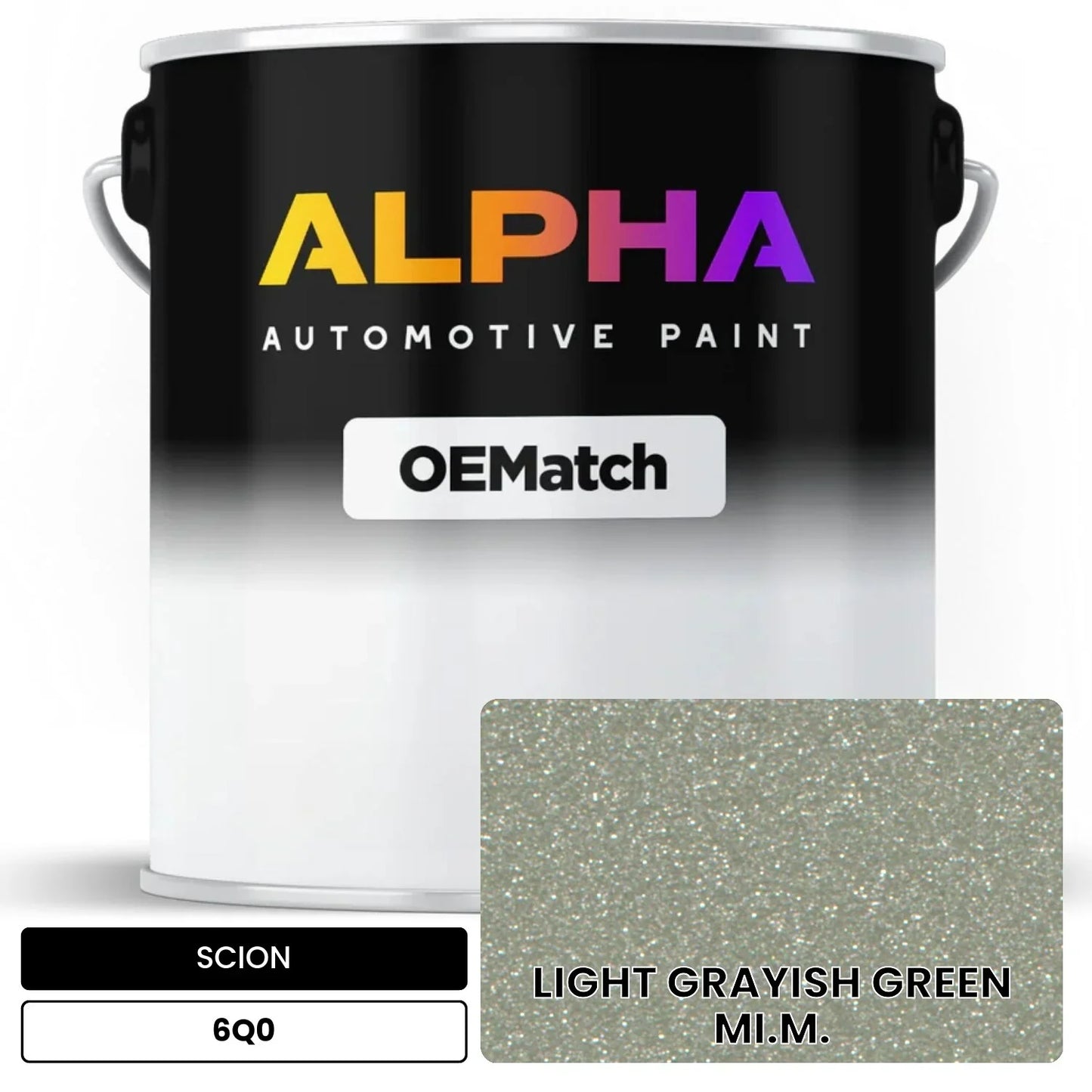 SCION LIGHT GRAYISH GREEN MI.M. 6Q0 OEMatch Basecoat
