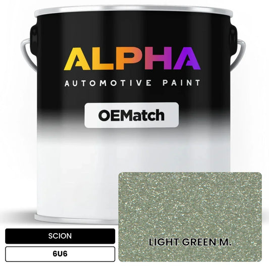 SCION LIGHT GREEN M. 6U6 OEMatch Basecoat