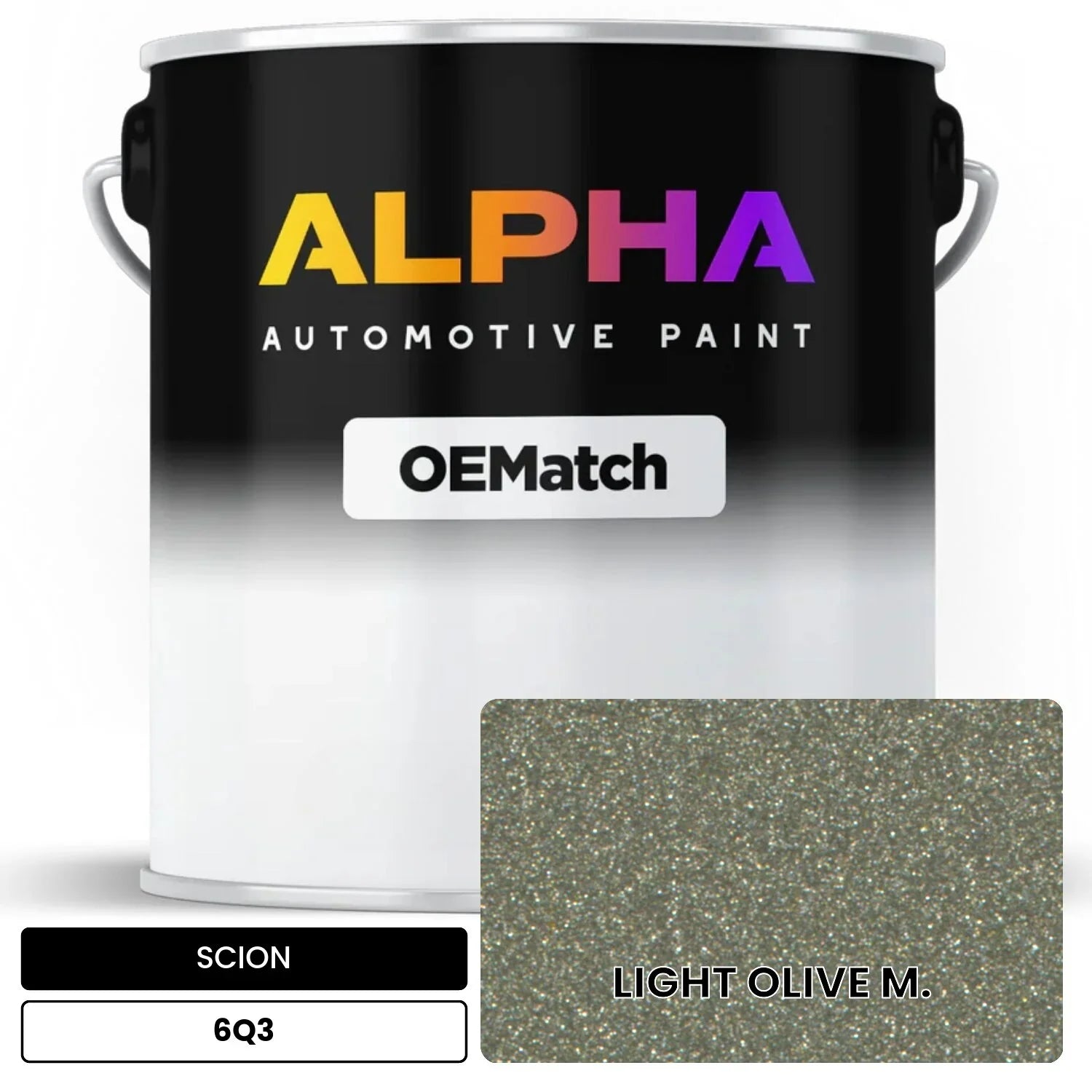 SCION LIGHT OLIVE M. 6Q3 OEMatch Basecoat