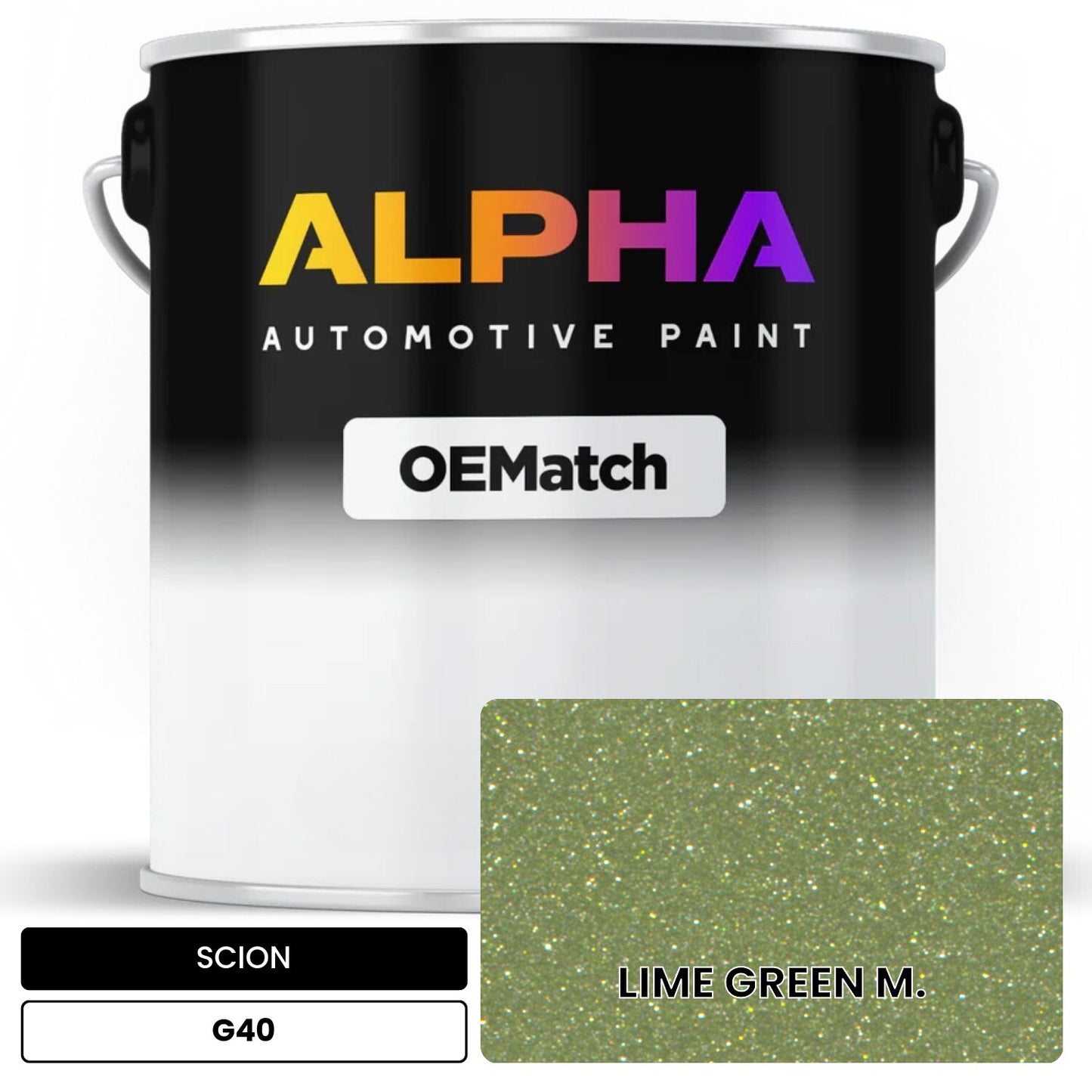 SCION LIME GREEN M. G40 OEMatch Basecoat