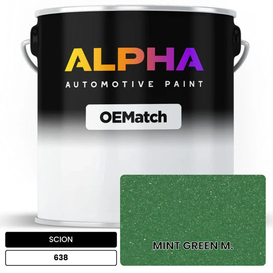 SCION MINT GREEN M. 638 OEMatch Basecoat