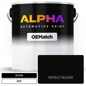 TOYOTA SICILLY BLACK EXY | OEMatch Automotive Basecoat