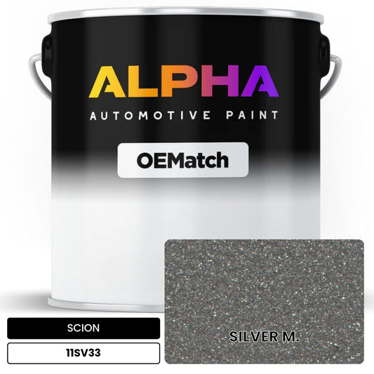 SCION SILVER M. 11SV33 OEMatch Basecoat