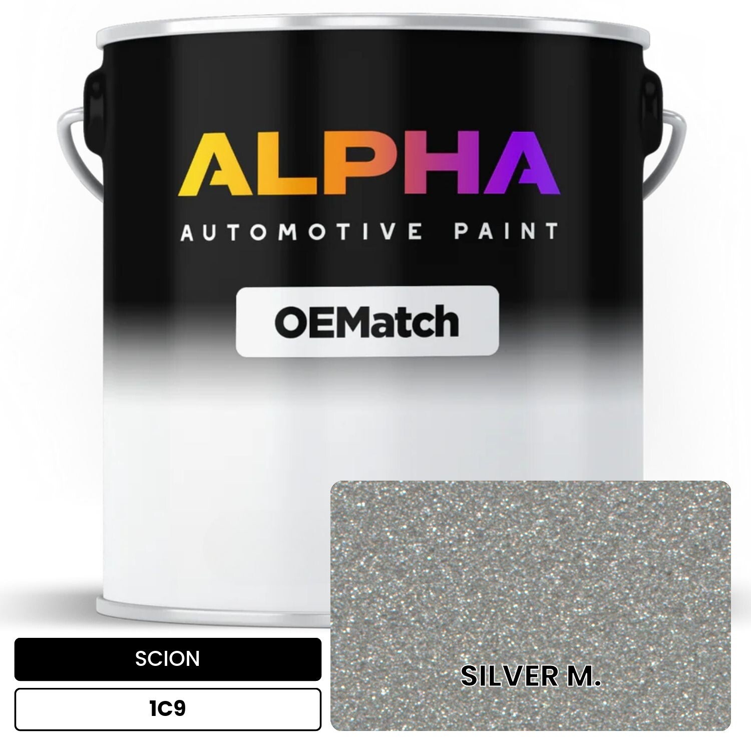 SCION SILVER M. 1C9 OEMatch Basecoat