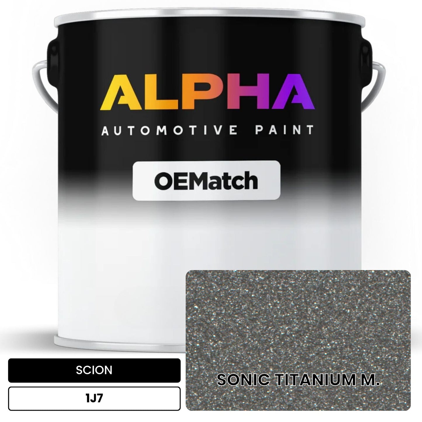 SCION SONIC TITANIUM M. 1J7 OEMatch Basecoat