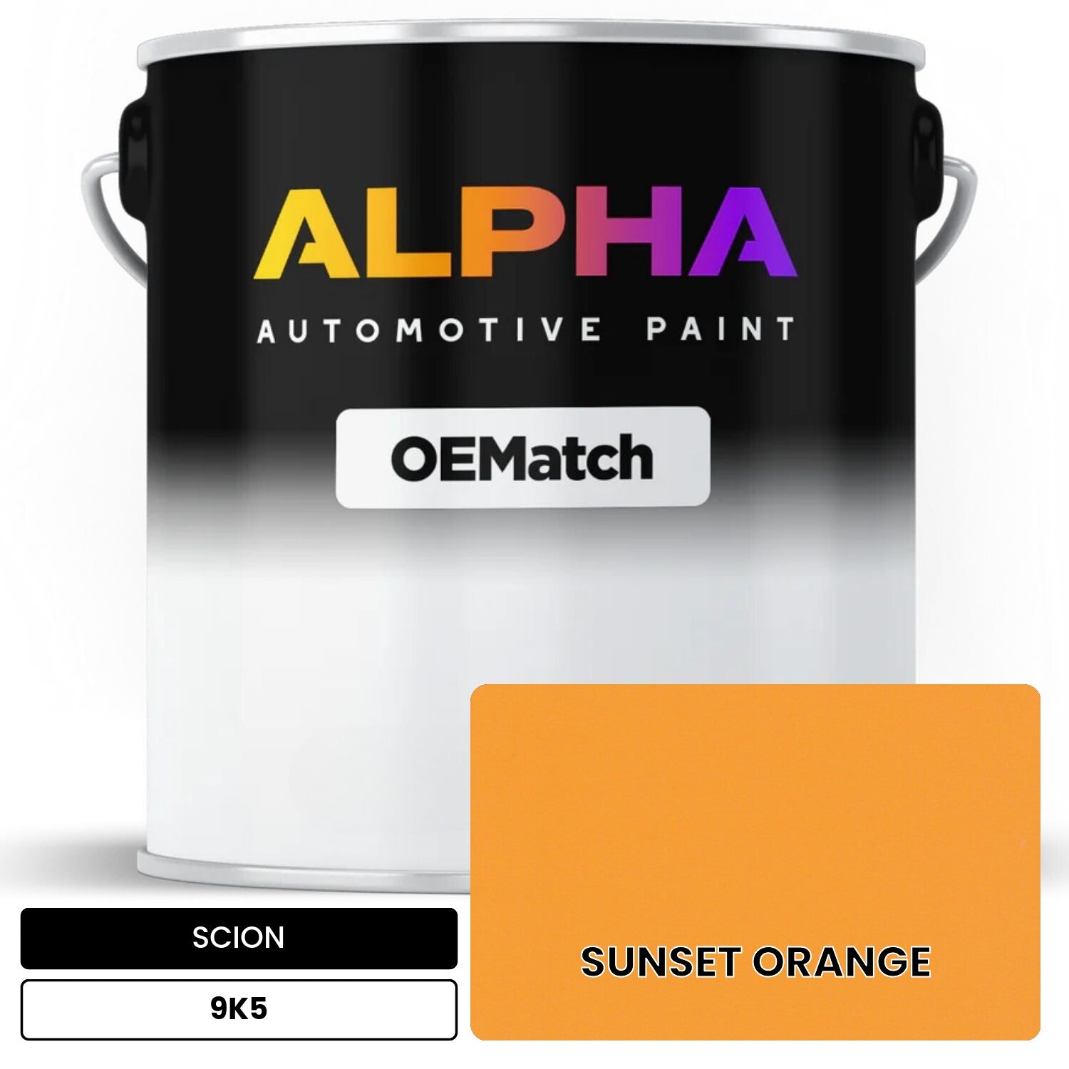 SCION SUNSET ORANGE 9K5 OEMatch Basecoat