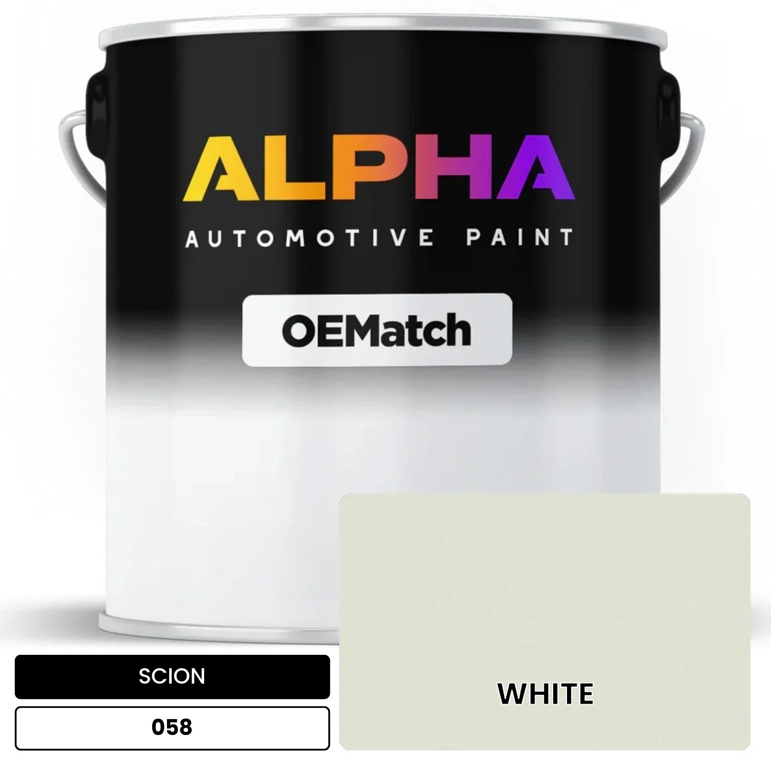 SCION WHITE 058 OEMatch Basecoat