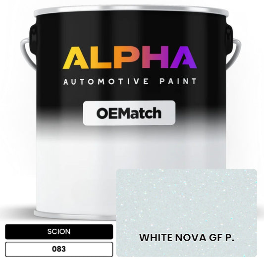SCION WHITE NOVA GF P. 083 OEMatch Basecoat