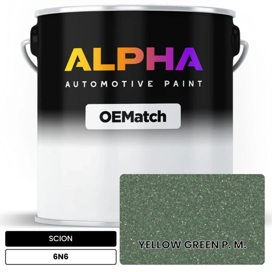 SCION YELLOW GREEN P. M. 6N6 OEMatch Basecoat