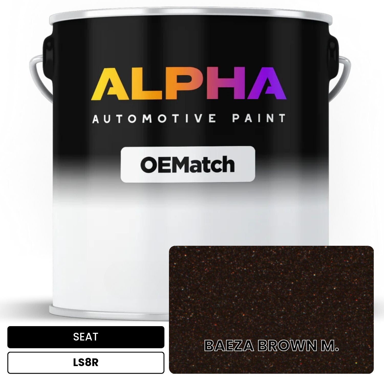 SEAT BAEZA BROWN M. LS8R OEMatch Basecoat
