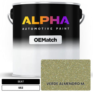 SEAT VERDE ALMENDRO M. S6Z | OEMatch Automotive Basecoat