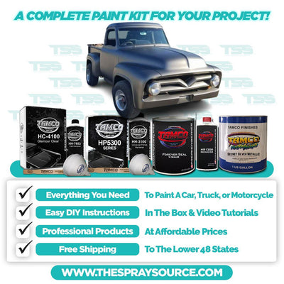 Secret Silver Metallic Extra Small Car Kit (Grey Ground Coat) - The Spray Source - Tamco Paint