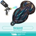 Serpent Pre-Sprayed Speedshape Paint Sample (Black Ground Coat) - The Spray Source - Alpha Pigments