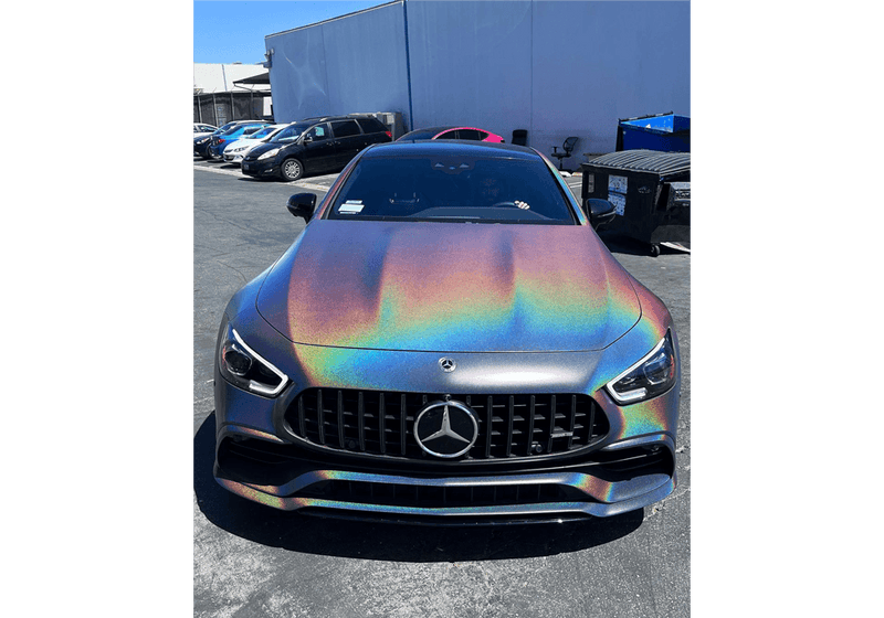 Silver Holographic Car Kit (Black Ground Coat) - The Spray Source - Alpha Pigments