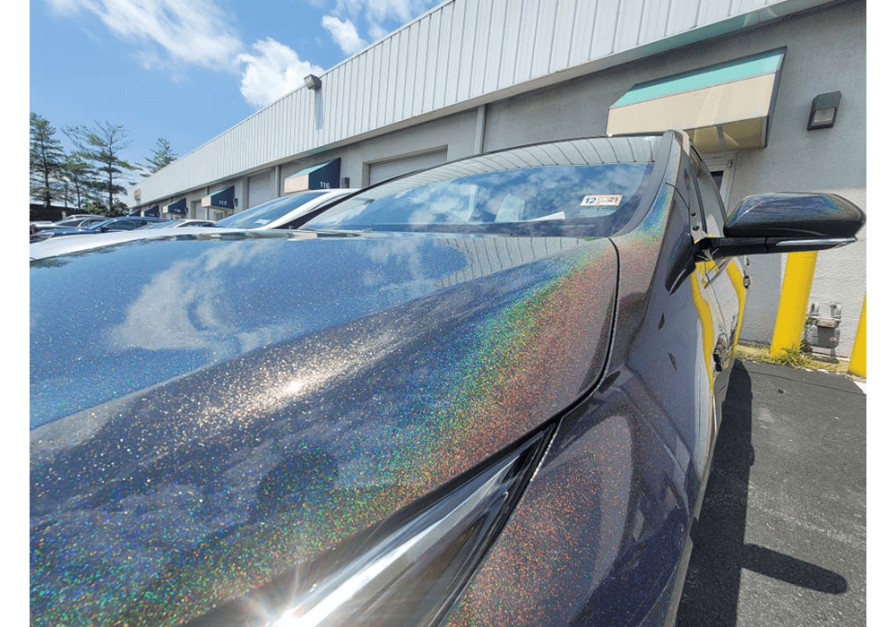 Silver Holographic Car Kit (Black Ground Coat) - The Spray Source - Alpha Pigments