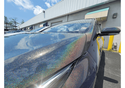 Silver Holographic Car Kit (Black Ground Coat) - The Spray Source - Alpha Pigments