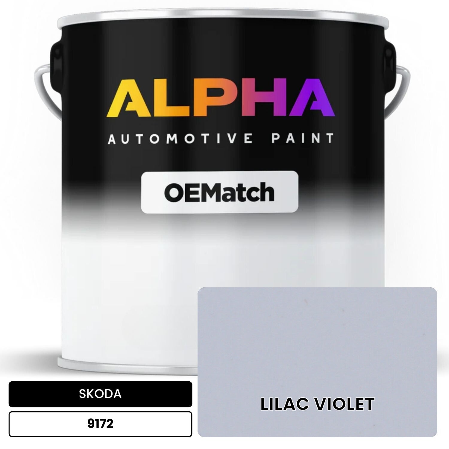 SKODA LILAC VIOLET  9172 OEMatch Basecoat