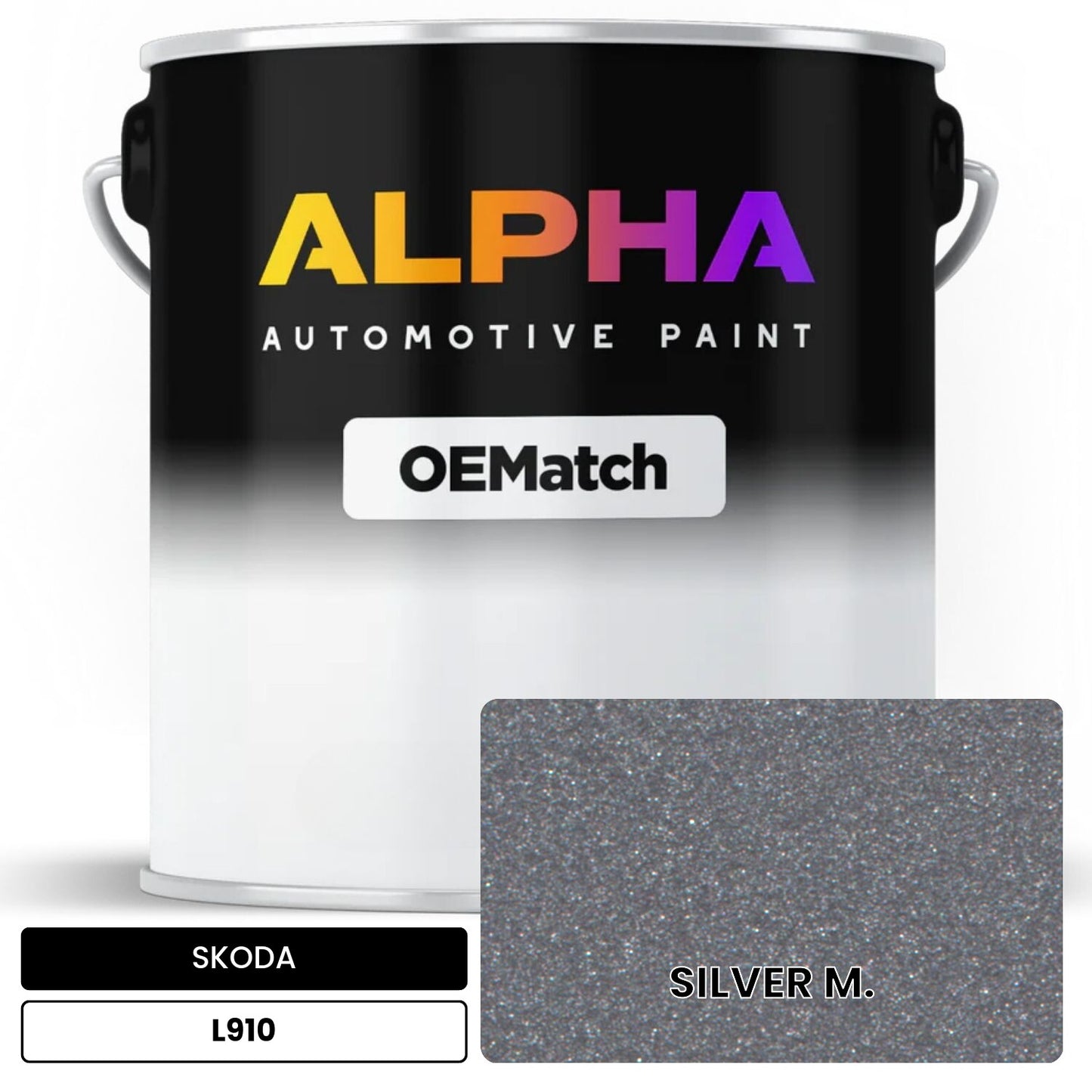 SKODA SILVER M. L910 OEMatch Basecoat