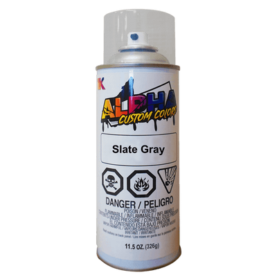 Slate Gray Spray Can Midcoat - The Spray Source - Alpha Pigments