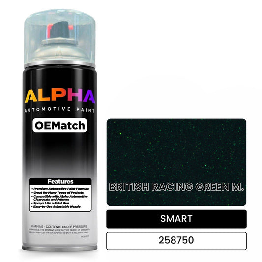 SMART BRITISH RACING GREEN M. 258750 OEMatch Spraycan