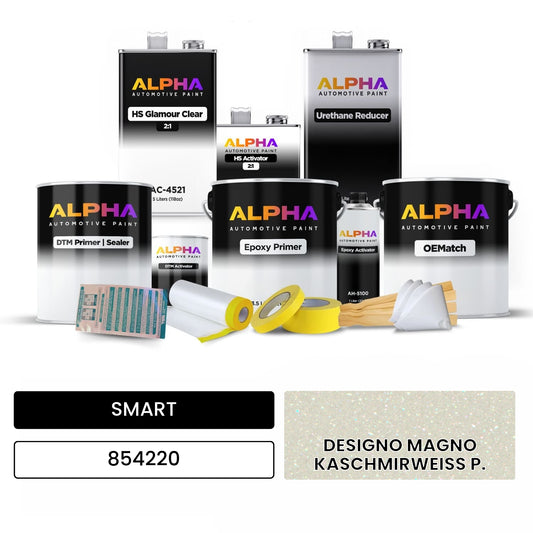 SMART DESIGNO MAGNO KASCHMIRWEISS P. 854220 OEMatch Vehicle Paint Kit