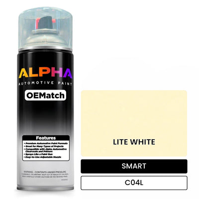 SMART LITE WHITE C04L | OEMatch Automotive Spraycan