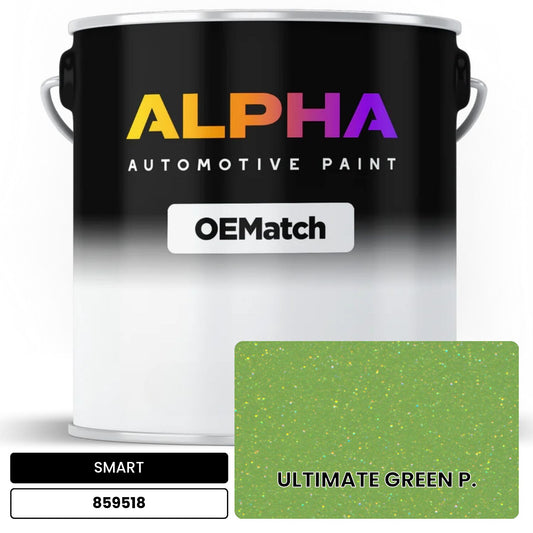 SMART ULTIMATE GREEN P. 859518 OEMatch Basecoat