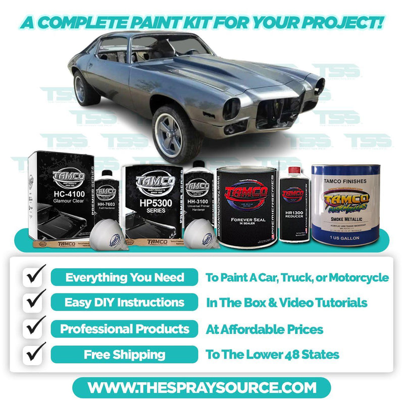 Smoke Metallic Extra Small Car Kit (Grey Ground Coat) - The Spray Source - Tamco Paint