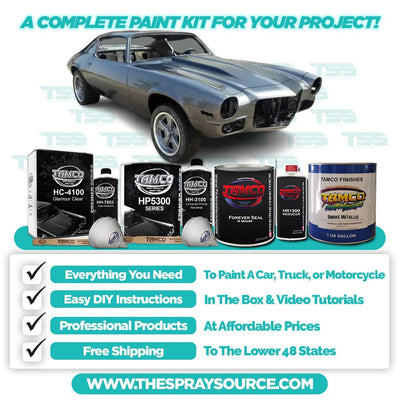 Smoke Metallic Large Car Kit (Grey Ground Coat) - The Spray Source - Tamco Paint