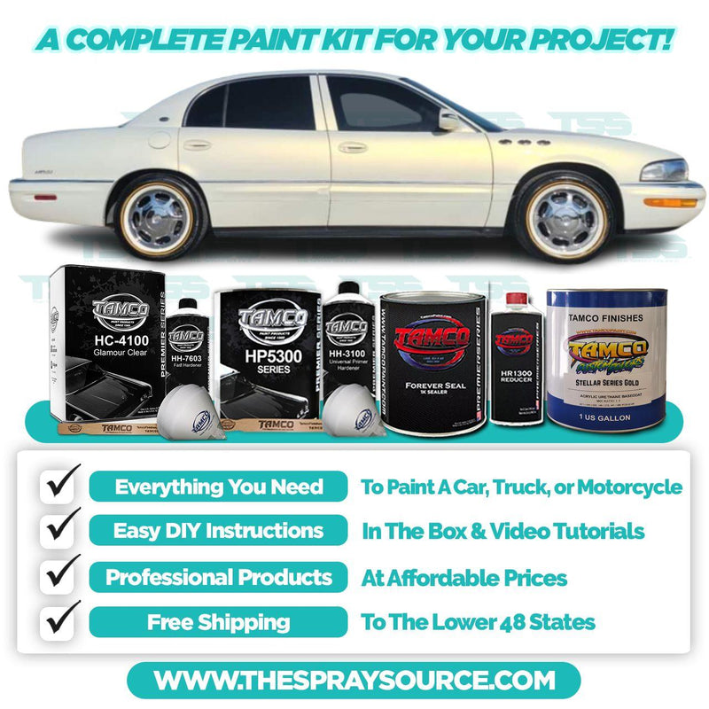 Stellar Series "Gold" Extra Large Car Kit (White Ground Coat) - The Spray Source - Tamco Paint
