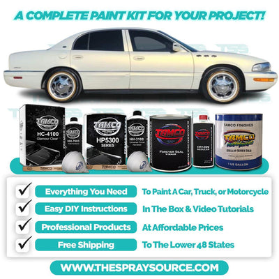 Stellar Series "Gold" Extra Small Car Kit (White Ground Coat) - The Spray Source - Tamco Paint