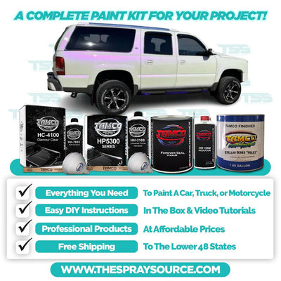 Stellar Series "Violet" Extra Large Car Kit (White Ground Coat) - The Spray Source - Tamco Paint