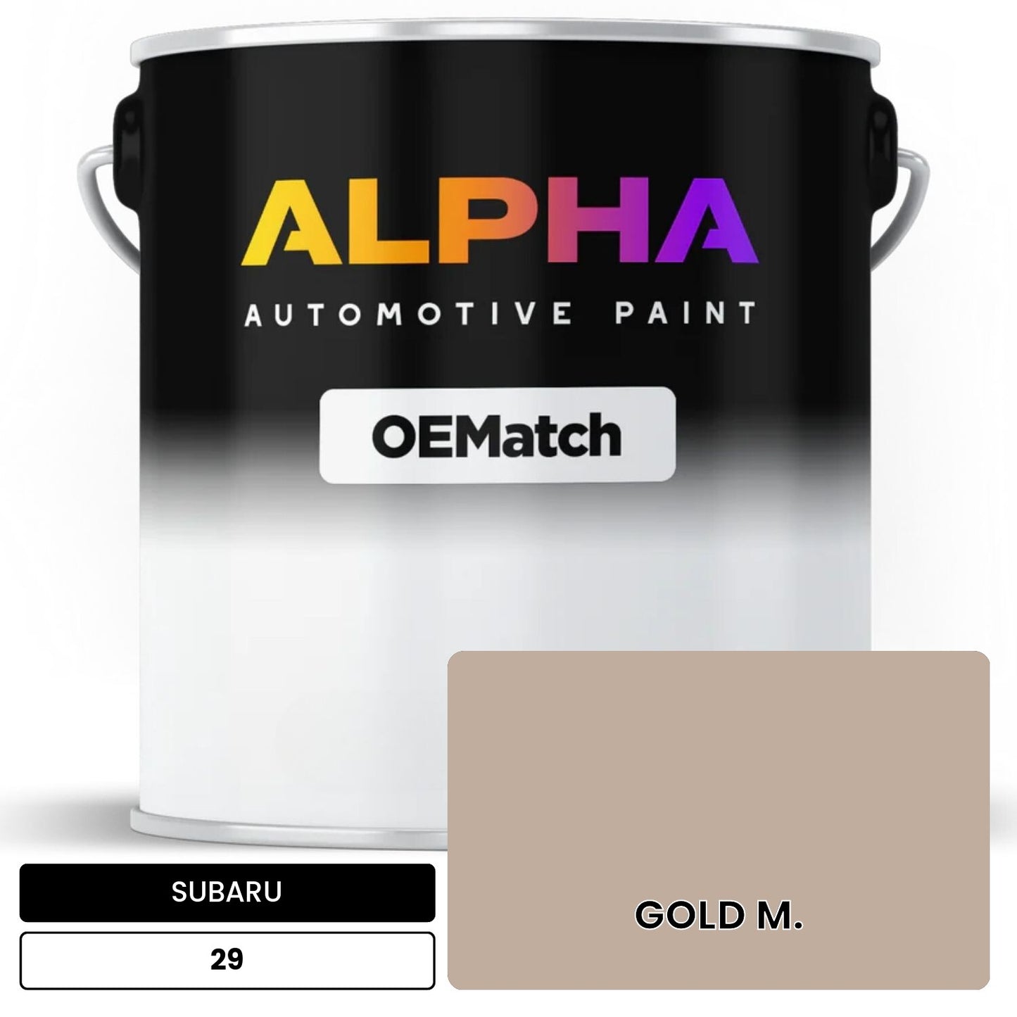 SUBARU GOLD M. 29 OEMatch Basecoat