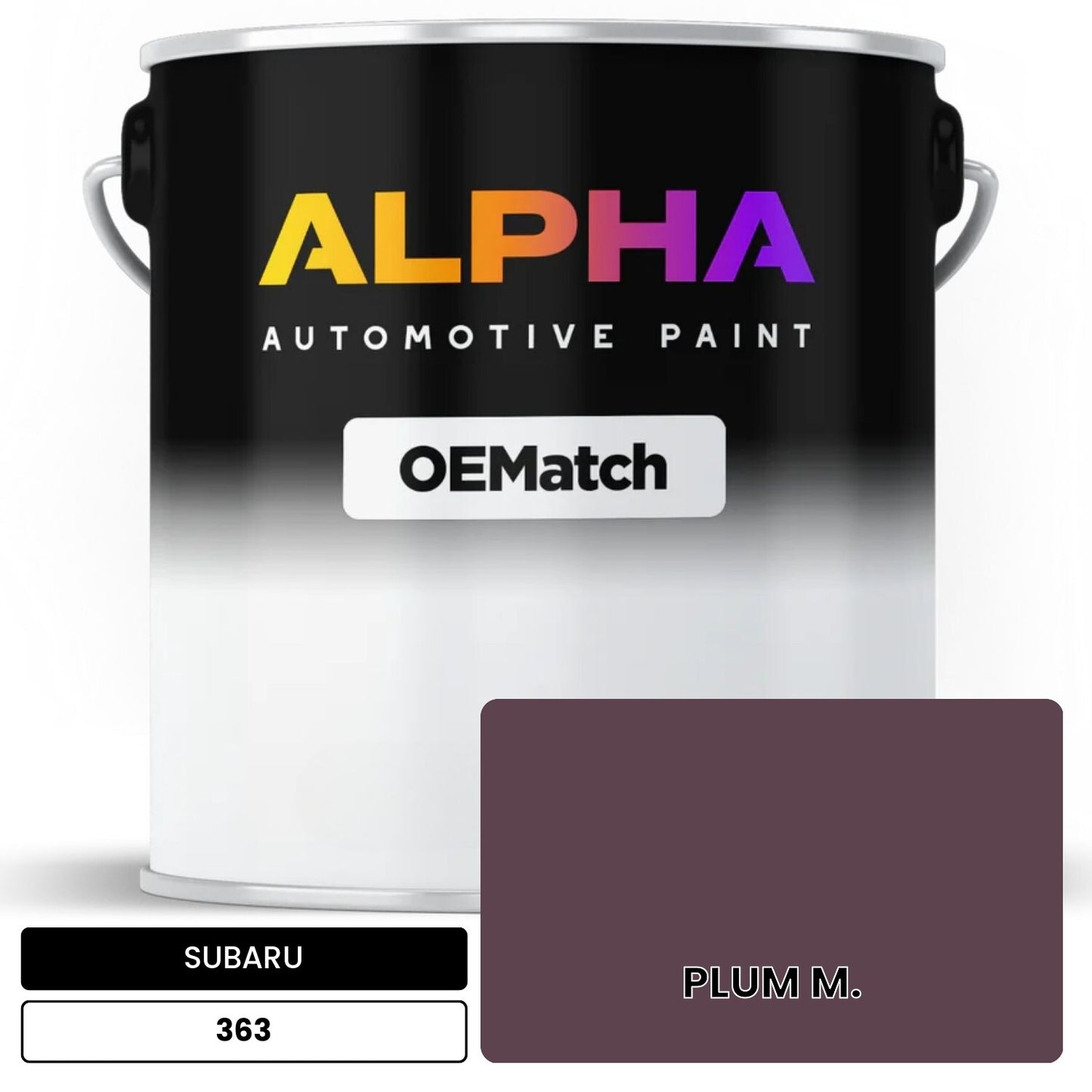 SUBARU PLUM M. 363 OEMatch Basecoat
