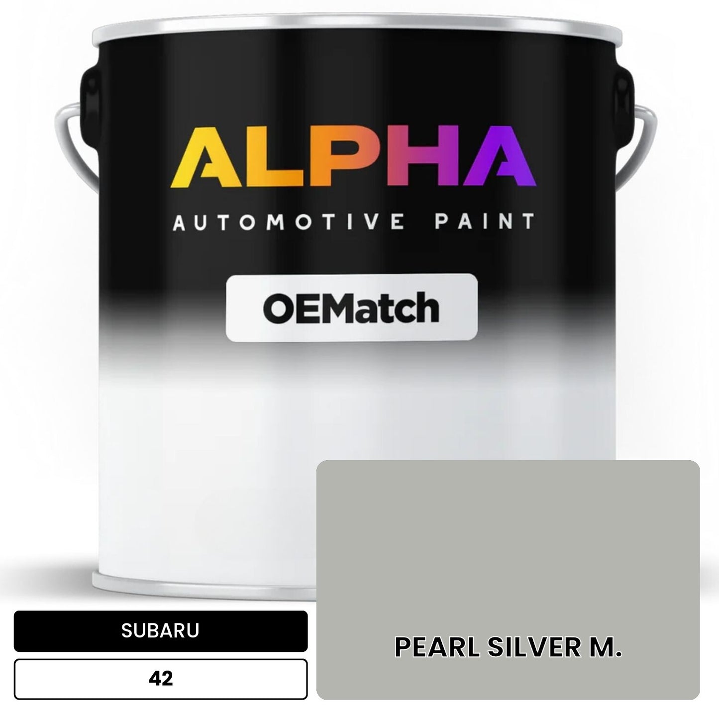 SUBARU PEARL SILVER M. 42 OEMatch Basecoat