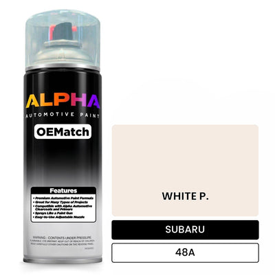SUBARU WHITE P. 48A | OEMatch Automotive Spraycan
