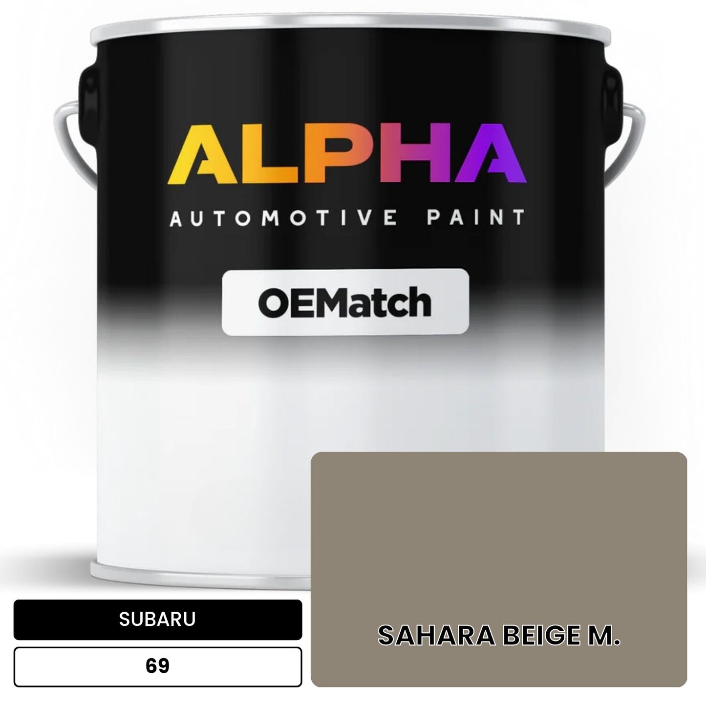 SUBARU SAHARA BEIGE M. 69 OEMatch Basecoat