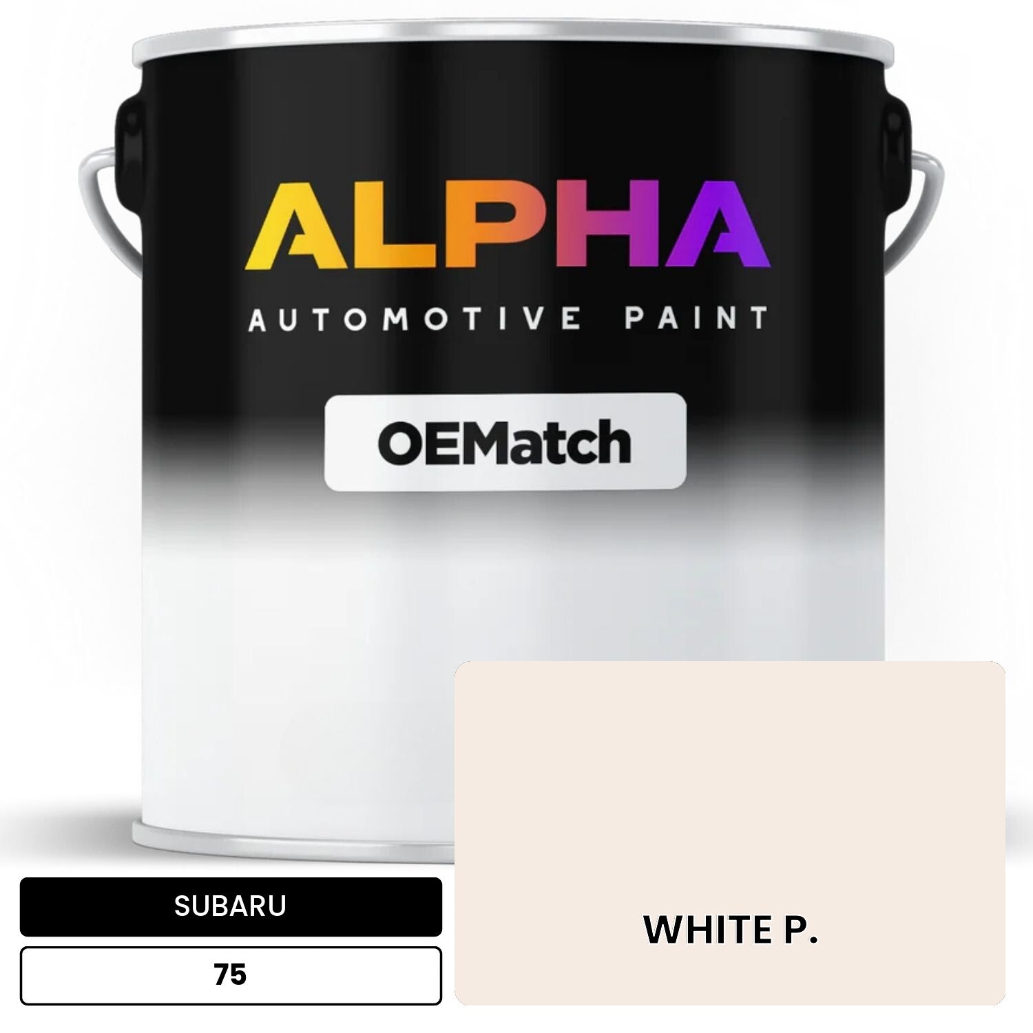 SUBARU WHITE P. 75 OEMatch Basecoat