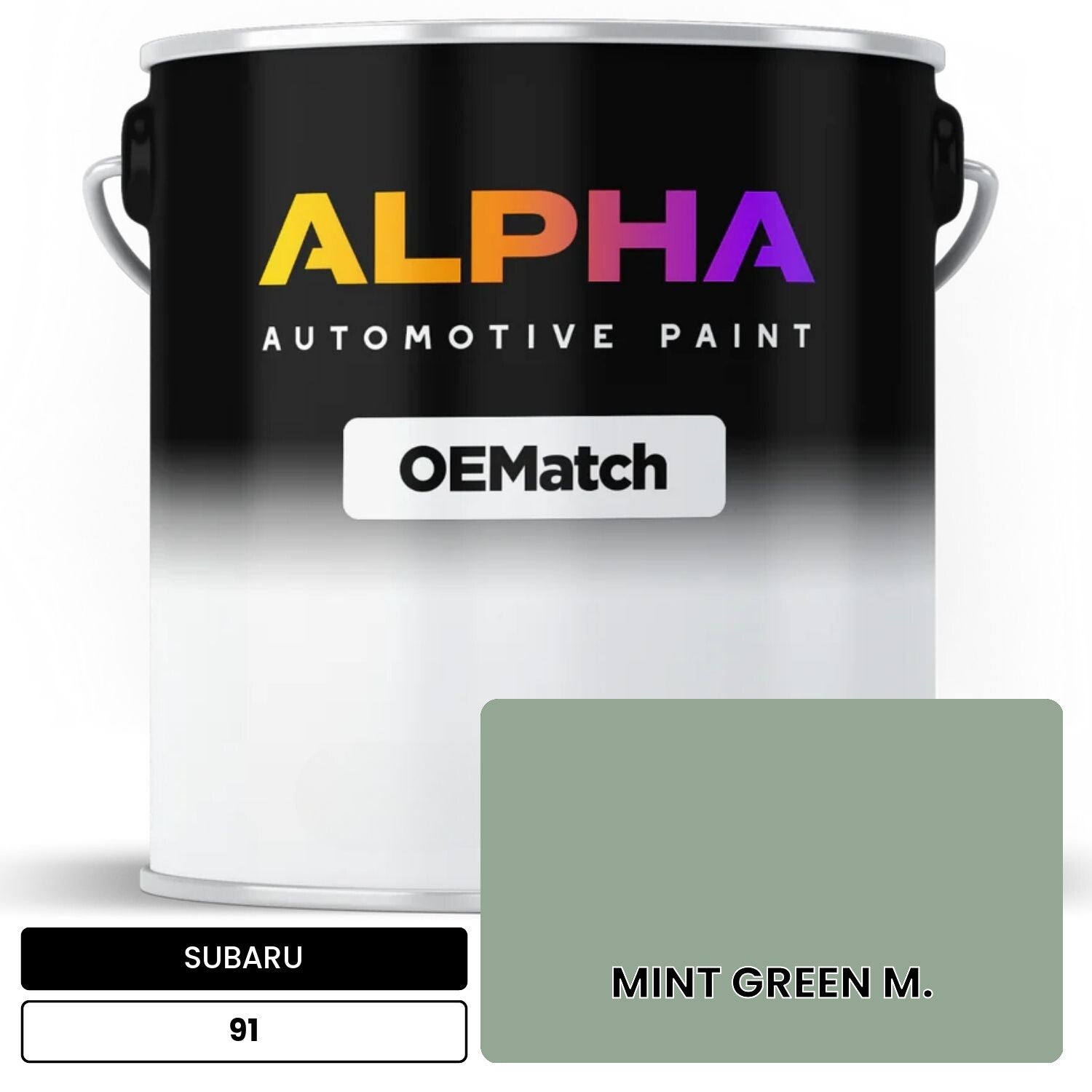 SUBARU MINT GREEN M. 91 OEMatch Basecoat