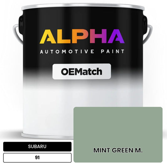 SUBARU MINT GREEN M. 91 OEMatch Basecoat